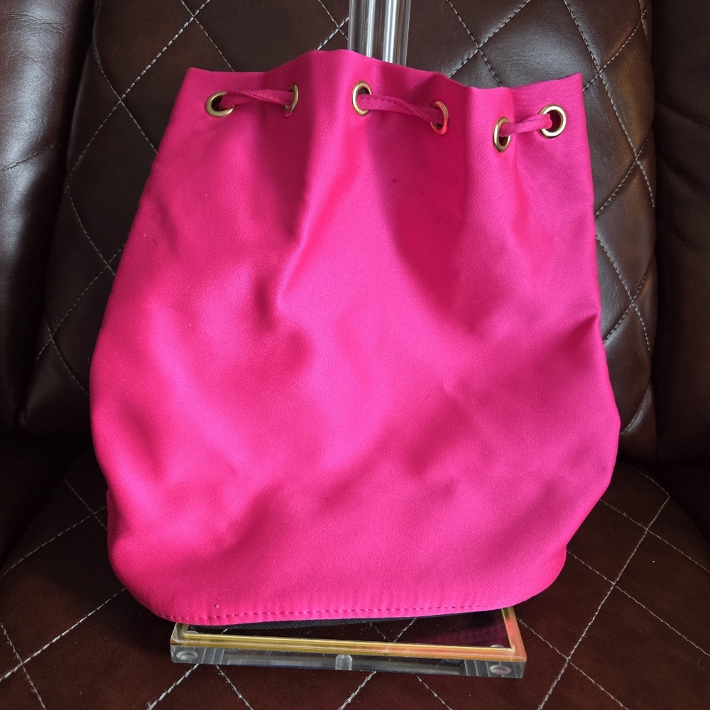 Prada Fuchsia Drawstring Beauty Bag - Picture 2 of 3